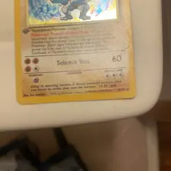 Pokemon TCG Machamp Holo 1st Edition Base Set #8/102 Holo LP - Image 5