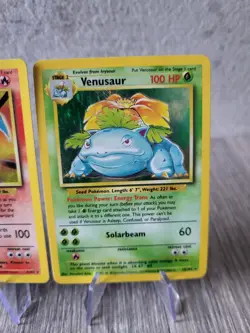 1999 Pokemon Base Set Trio - Charizard Venusaur Blastoise Holo Rares - WOTC LP - Image 4