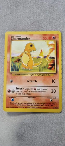Charmander - Pokemon TCG - MP - Common - Base Set 46/102 - Image 1