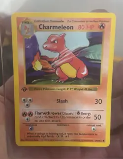 Wizards of the Coast Pokemon Base Set 1st Ed 1999 Charmeleon/Wartortle (2) - Image 1