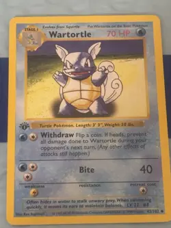 Wizards of the Coast Pokemon Base Set 1st Ed 1999 Charmeleon/Wartortle (2) - Image 2