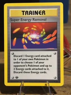 Wizards Pokemon Base Set 1st Ed 1999 Trainer Lot (4) scoop up pokemon trainer+ - Image 1