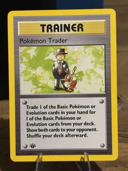 Wizards Pokemon Base Set 1st Ed 1999 Trainer Lot (4) scoop up pokemon trainer+ - Image 3