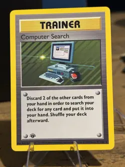 Wizards Pokemon Base Set 1st Ed 1999 Trainer Lot (4) scoop up pokemon trainer+ - Image 4