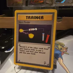 Pokemon TCG Item Finder Base Set 2 103/130 Regular Unlimited - Very Light Play - Image 1