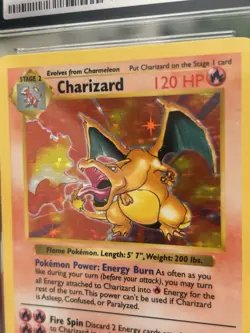 1999 Pokemon Base Set Shadowless Charizard Holo Rare #4/102 CGC 9 MINT - Image 3