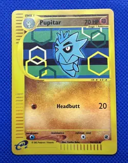 Pokemon TCG Pupitar Expedition Base Set 90/165 Reverse Holo Uncommon - Image 1