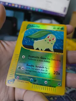 Pokemon TCG Chikorita Expedition Base Set 99/165 Reverse Holo - Image 3