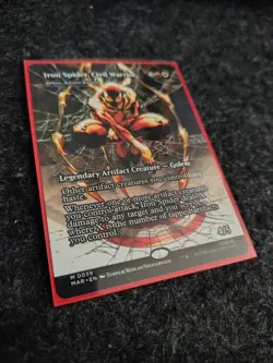 Iron Spider, Civil Warrior Borderless 0039 - Marvel's Spider-Man MTG NM - Image 1