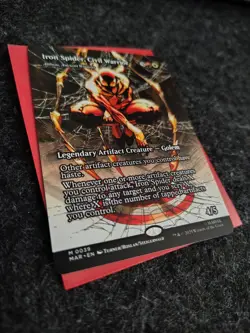 Iron Spider, Civil Warrior Borderless 0039 - Marvel's Spider-Man MTG NM - Image 2