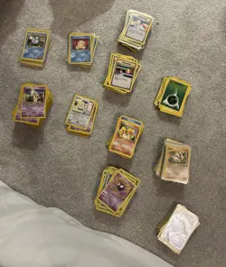 Pokemon TCG Base Set Wizards Mixed Lot Pokemon/Trainer/Energy English Cards - Image 2