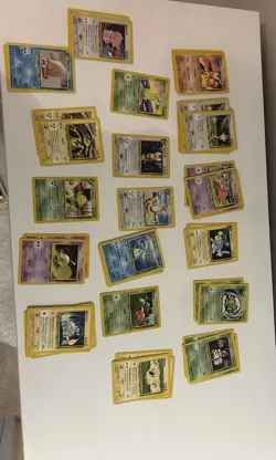 Pokemon TCG Base Set Wizards Mixed Lot Pokemon/Trainer/Energy English Cards - Image 4