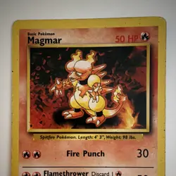 WOTC Pokemon TCG Magmar 36/102 Base Set Regular English 50 HP Unlimited - Image 2