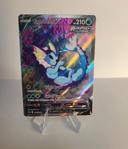 Pokemon TCG Vaporeon V SWSH181 Sword & Shield Promo Full Art Holo English 210 - Image 1