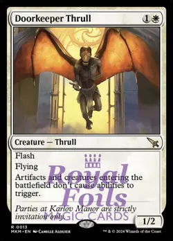 Doorkeeper Thrull 1x FOIL MTG Murders at Karlov Manor MKM Rare MINT white - Image 1