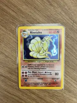 The Pokemon Company Ninetales Base Set 12/102 Holo Rare Unlimited 1999 English - Image 1