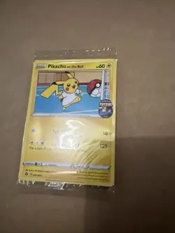 Pokemon Pikachu TCG Promo Card On the Ball Futsal, 001/005, Sealed New *RARE* UK - Image 3