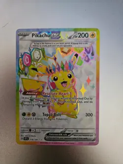 Pokemon TCG - Pikachu ex - 219/191 Sv08 - Surging Sparks Holo - Near Mint - Image 1