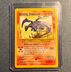 Pokemon TCG Neo Destiny Shining Charizard 107/105 Holo Unlimited Secret Rare - Image 1