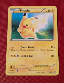 Pokemon TCG - Pikachu - BW54 - Black White Black Star Promo LP - Image 1