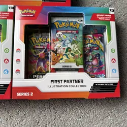 Pokemon TCG First Partner Illustration Collection Series 2 Box Lot Of 3 Sealed - Image 2