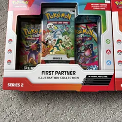 Pokemon TCG First Partner Illustration Collection Series 2 Box Lot Of 3 Sealed - Image 3