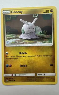 Goomy 94/145 - Asako Ito crochet art - Sm-Guardians Rising Pokemon TCG - Image 1