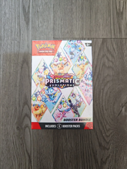 Pokemon TCG Scarlet & Violet Prismatic Evolutions 6 Booster Pack Bundle UK - Image 1