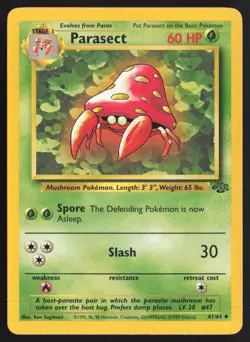 Pokemon TCG | Parasect 41/64 | Jungle Uncommon | Lightly Played - Image 2