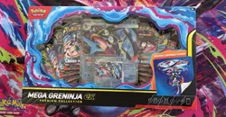 Pokemon TCG, Chaos Rising, Mega Greninja EX Premium Collection Box, Packs New - Image 1