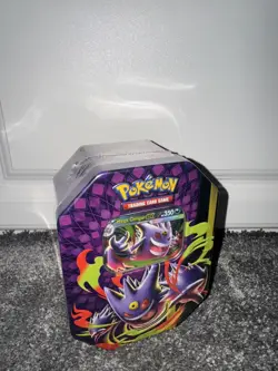 Pokemon TCG Chaos Rising - Mega Moonlit - Mega Gengar Ex Tin NEW & SEALED ✅ - Image 2