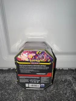 Pokemon TCG Chaos Rising - Mega Moonlit - Mega Gengar Ex Tin NEW & SEALED ✅ - Image 3
