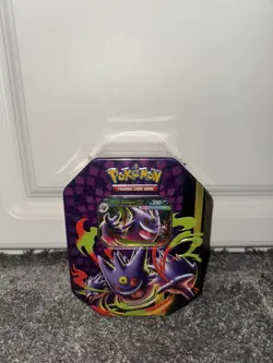 Pokemon TCG Chaos Rising - Mega Moonlit - Mega Gengar Ex Tin NEW & SEALED ✅ - Image 4