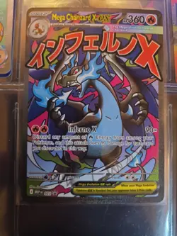Pokemon TCG Mega Charizard X EX 023 Me: Mega Evolution Promo Holo 360 HP - Image 1