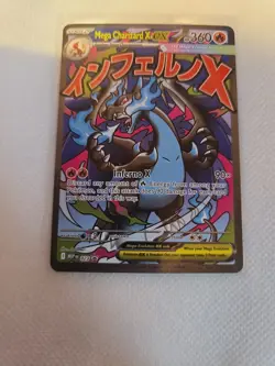 Pokemon TCG Mega Charizard X EX 023 Me: Mega Evolution Promo Holo 360 HP - Image 2