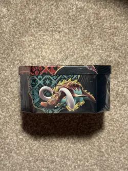 Pokemon Trading Card Game TCG Paldean Fates Shiny Charizard EX Tin. New + Sealed - Image 2