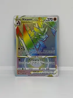 Pokemon TCG Kleavor Vstar 196/189 Astral Radiance Secret Rare Rainbow NM - Image 1