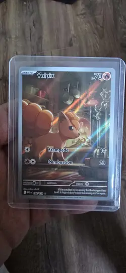 Pokemon Vulpix TCG Illustration Rare Mega Evolutions Card 138/132 NM Condition - Image 1