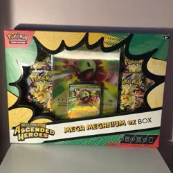 Pokemon TCG Mega Evolution Ascended Heroes Mega Meganium ex Box - Image 1