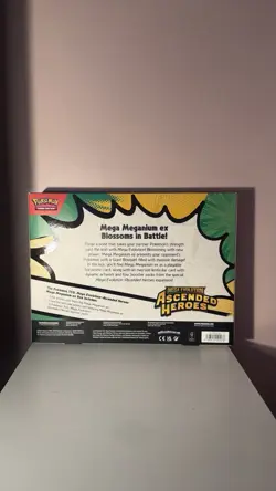 Pokemon TCG Mega Evolution Ascended Heroes Mega Meganium ex Box - Image 3