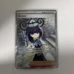 Pokemon TCG Gwynn Full Art Pitch Black 109/084 | Trading Card | Near Mint - Image 1