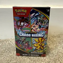 Pokemon TCG Mega Evolution: Chaos Rising Booster Bundle Box 6 Packs English - Image 1