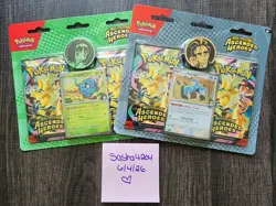 Pokemon TCG Ascended Heroes Two Pack Blister Lot Of 2 Factory Sealed - Image 1