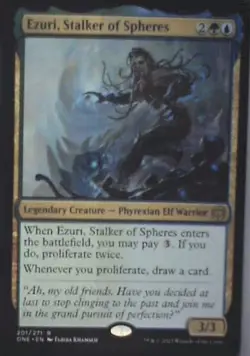 Ezuri, Stalker of Spheres - Phyrexia: All Will Be One: #201 Nm R237 - Image 1