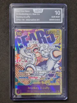 One Piece, Monkey D. Luffy, OP05-119 SEC Alt Art, AOG 10, Englisch - Image 1