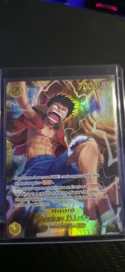 One Piece Card Game Monkey D Luffy OP15-119 SEC Secret Rare Holo Near Mint ATC - Image 1