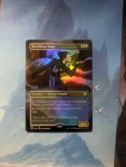Meddling Mage (Borderless) Double Masters Foil - Image 1