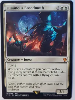 1x Luminous Broodmoth Commander: Final Fantasy Non-Foil - NM Condition - Image 1