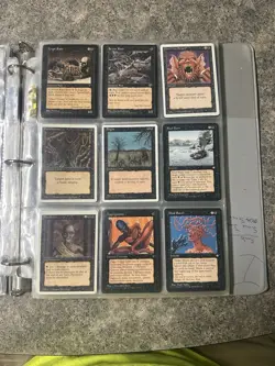 VINTAGE Magic The Gathering Card Collection Lot of 147 Cards With Binder MTG - Image 4