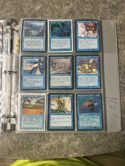 VINTAGE Magic The Gathering Card Collection Lot of 147 Cards With Binder MTG - Image 5